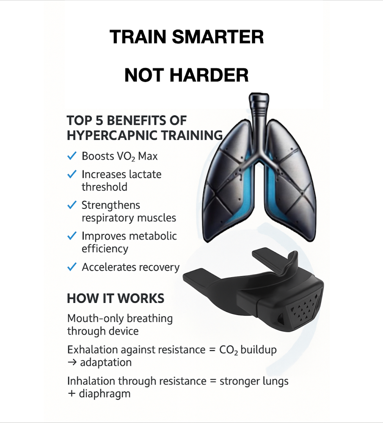 MAXIMUS HYPERCAPNIC TRAINING DEVICE
